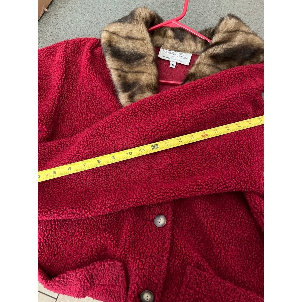 Vintage Tasha Polizzi red pile jacket - Picture 7 of 10